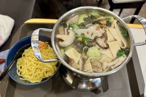 Hot pot   at Veggie House 一芳 - HarbourFront in Central Singapore