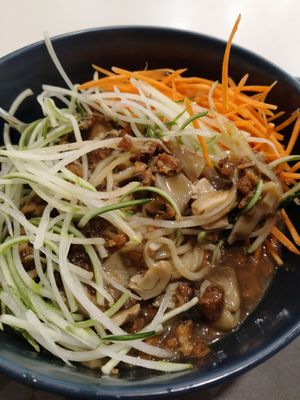 炸酱面$7.30 at Veggie House 一芳 - HarbourFront in Central Singapore