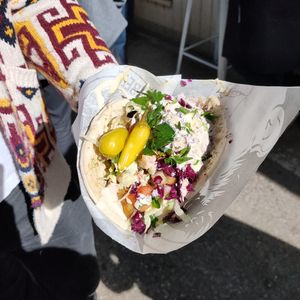 Sabich pita at Fizzy Bubele in Munich