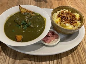 Green Curry  at The Veggie Table in Sendai