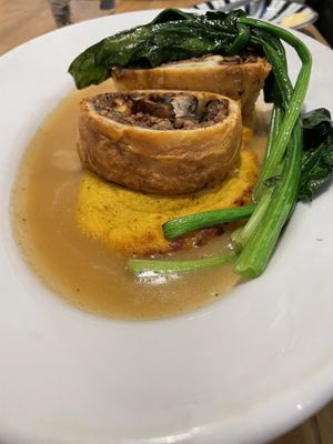 Mushroom Wellington   at The Veggie Table in Sendai
