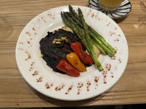Portobello Steak  at The Veggie Table in Sendai