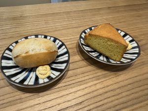 Bread and Cornbread  at The Veggie Table in Sendai