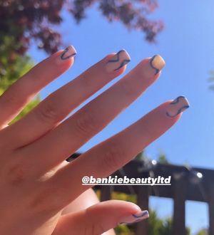 BIAB WITH NAIL ART  at Bankie Beauty  in Clydebank