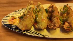 Fried gyozas at Ramen Shifu - Fontanella in Barcelona