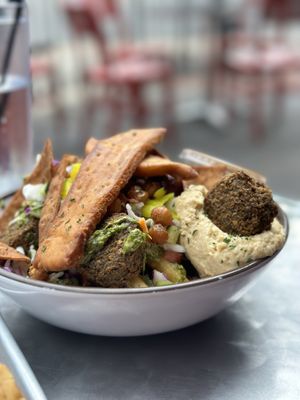 Doner Salad  at Spitz Mediterranean Street Food in Woodbury