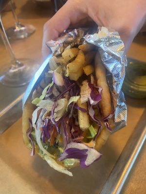 Vegan gyro  at Spitz Mediterranean Street Food in Woodbury