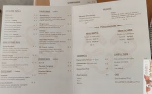 Menu at Bloom Sushi - Batignolles  in Paris