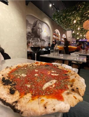 Pizza vegan and Gluten free. The best gluten free dough 🍕  at L'Antica Pizzeria Da Michele in Amsterdam