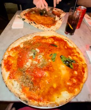 Pizza vegan and Gluten free. The best gluten free dough 🍕  at L'Antica Pizzeria Da Michele in Amsterdam
