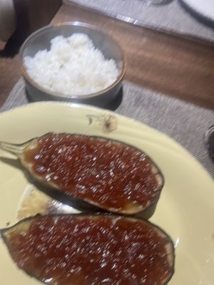 Side of rice couldn’t even fill up bowl   at Kuzina in Astana