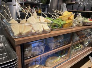 vegan & gluten-free Kushikatsu(before fried)  at Shinsekai Paprika Shokudo Vegan in Osaka