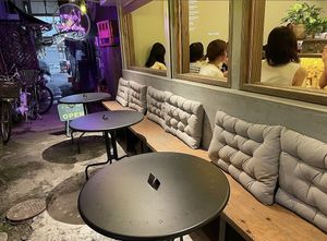 outside of the restaurant   at Shinsekai Paprika Shokudo Vegan in Osaka