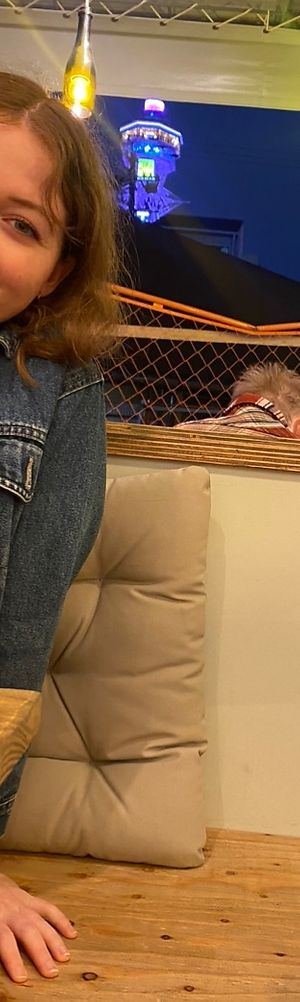 If you go there at night you get the view of beautiful night lights of the tower! 🗼  at Shinsekai Paprika Shokudo Vegan in Osaka