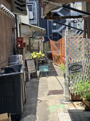 that’s the place   at Shinsekai Paprika Shokudo Vegan in Osaka