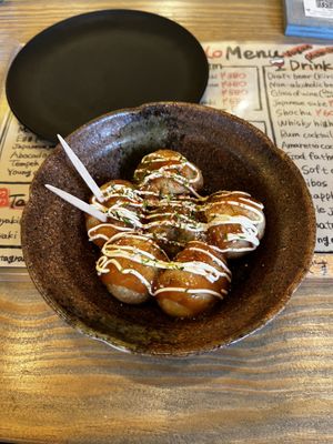 Takoyaki  at Shinsekai Paprika Shokudo Vegan in Osaka