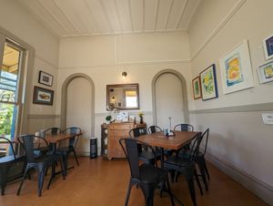 Inside at The Yellow House Cafe in Whanganui