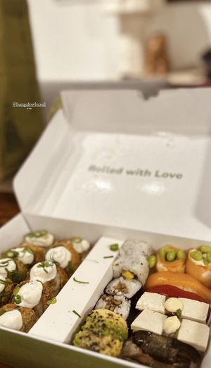   at Bungalow Plant-Based Sushi  in Santos