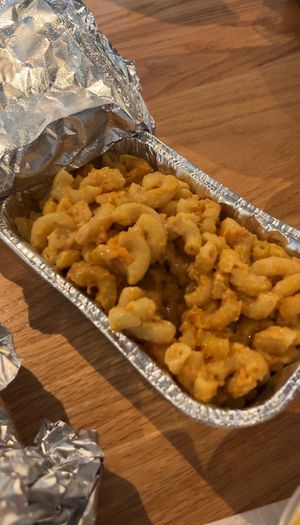 Vegan Mac n cheese at Taste Of Vegan Soul in Charlotte