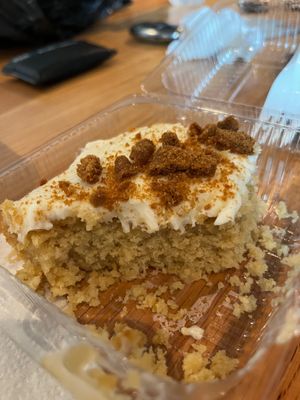 Vegan biscoff cake at Taste Of Vegan Soul in Charlotte