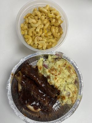 Don't forget the vegan mac & cheese!!! Everything Chef Jarae cooks is flavorful and makes you want more!   at Taste Of Vegan Soul in Charlotte