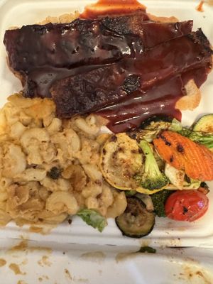 BBQ ribs  at Taste Of Vegan Soul in Charlotte