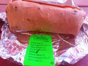 Bella Wrap on Cayenne  Tortilla at Conscious Cravings - South Austin in Austin