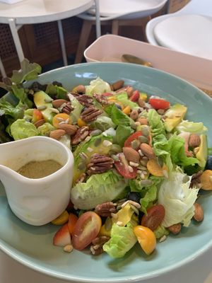 Huge vegan saladavocado  at Happy Allergy Bakery in Chiang Mai