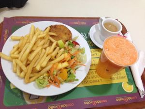 Vegan option ... at Comida e Volta in Porto