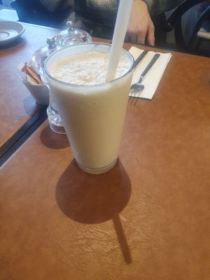 Lotus milkshake (ask for vegan and choose which alternative milk you prefer soya/oat/coconut) at Caramello Wilmslow in Wilmslow