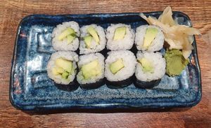 Avo maki #Veganuary at Zumuku Sushi in Wilmslow
