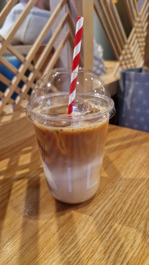 Iced oat latte at GAIL's Bakery in Wilmslow