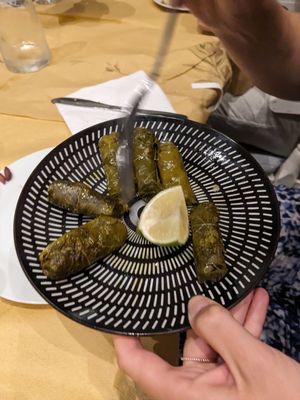 Dolmades at Taverna Mezedofolia in Crete