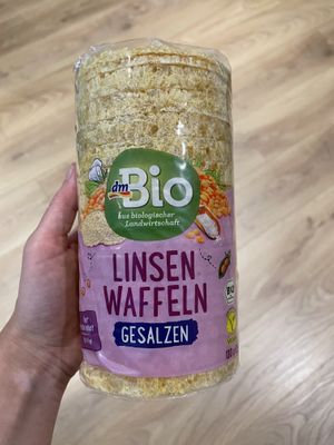 Lentil waffles from dm, Brașov  at DM Drogerie Markt in Brasov