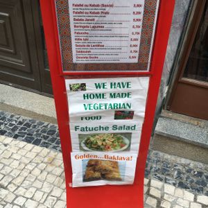 board  at Sabores do Sebouh in Porto