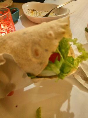 durum falafel at Sabores do Sebouh in Porto