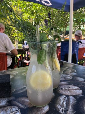 Homemade lemonade at Kaffeehaus Stellwerk in Balduinstein