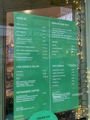 Menu  at Earl's Sandwiches in Brighton
