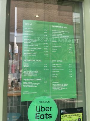 Menu   at Earl's Sandwiches in Brighton