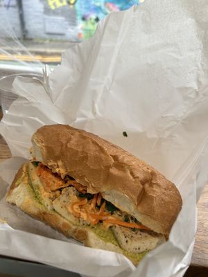 Tofu banh mi   at Earl's Sandwiches in Brighton