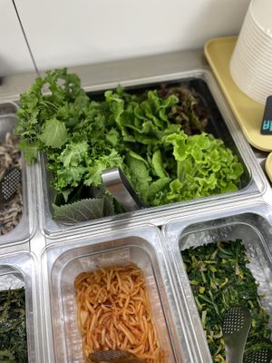 Fresh greens! Love it   at VEGANCHAN in Seoul