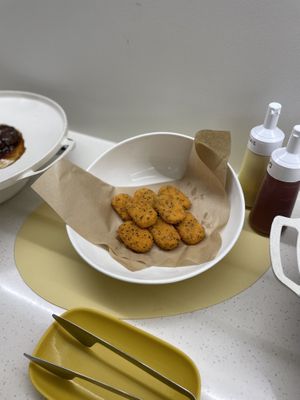 Fish cakes - wouldn’t eat again   at VEGANCHAN in Seoul