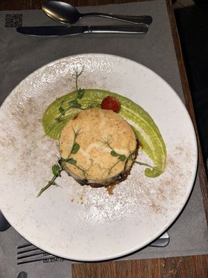 Vegan moussaka - delicious  at Casa Cook Rhodes in Rhodes