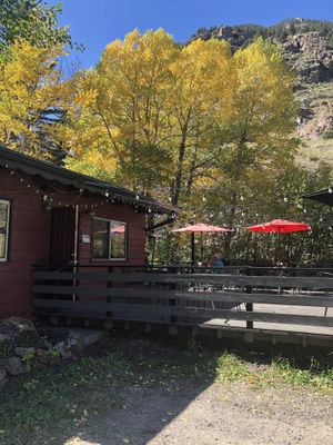 Outdoor and indoor seating   at Pho Bay in Georgetown