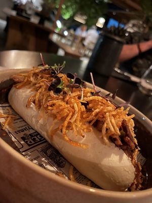 Vegan bao bun   at Gaea in Rhodes