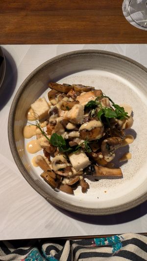 5 mushroom signature dish at Gaea in Rhodes