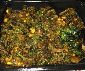 Kale, Corn, & Sweet Onion Pakora at The Herb Box in Scottsdale