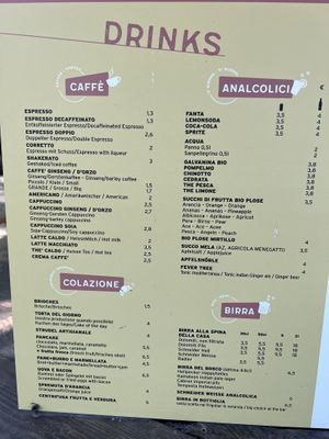 Getränke  at Bikefarm in Arco