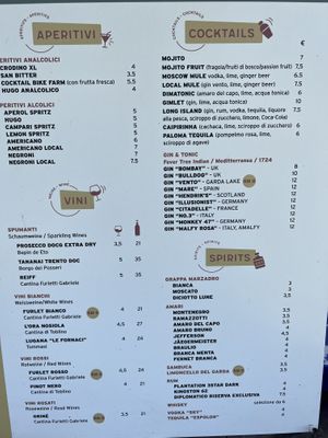 Getränke  at Bikefarm in Arco