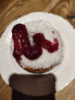 raspberry coconut at Round Kamppi Café in Helsinki